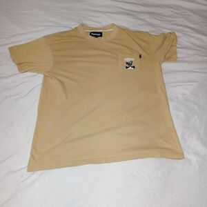 Paterson Made For Play Graphic Pocket T Shirt Men’s Medium Yellow Streetwear Tee